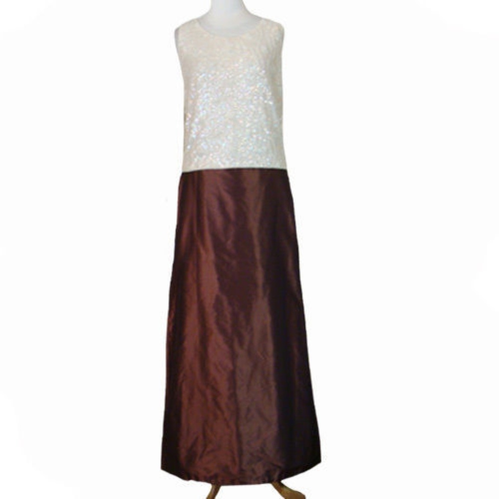 Silk Skirt $355 Carmen Marc Valvo